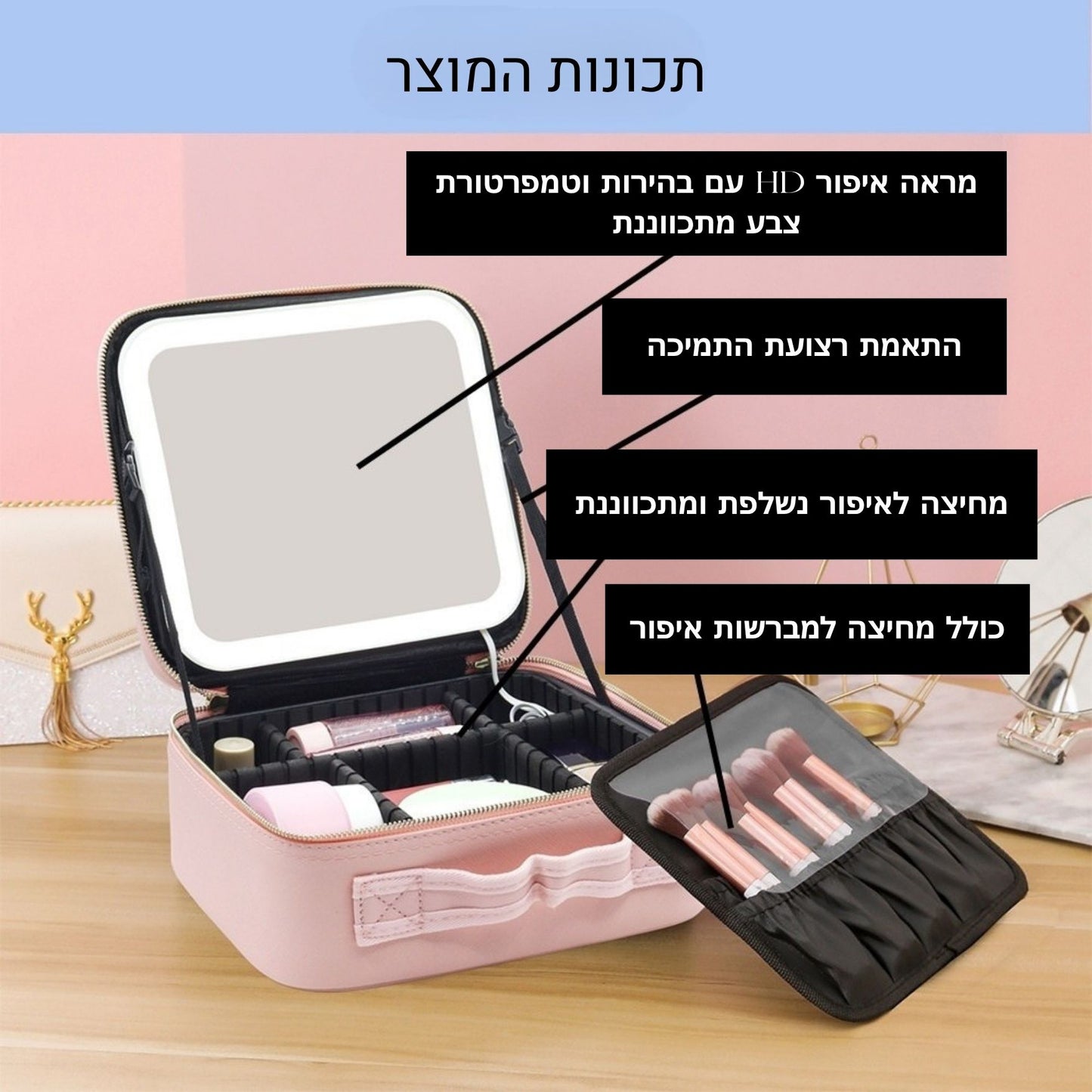 LumaBeauty Case – תיק איפור עם תאורה