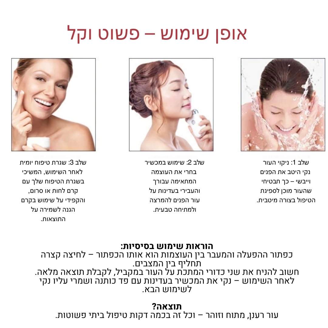 סקין ליפט פרו - הידוק הפנים והחזרת הזוהר